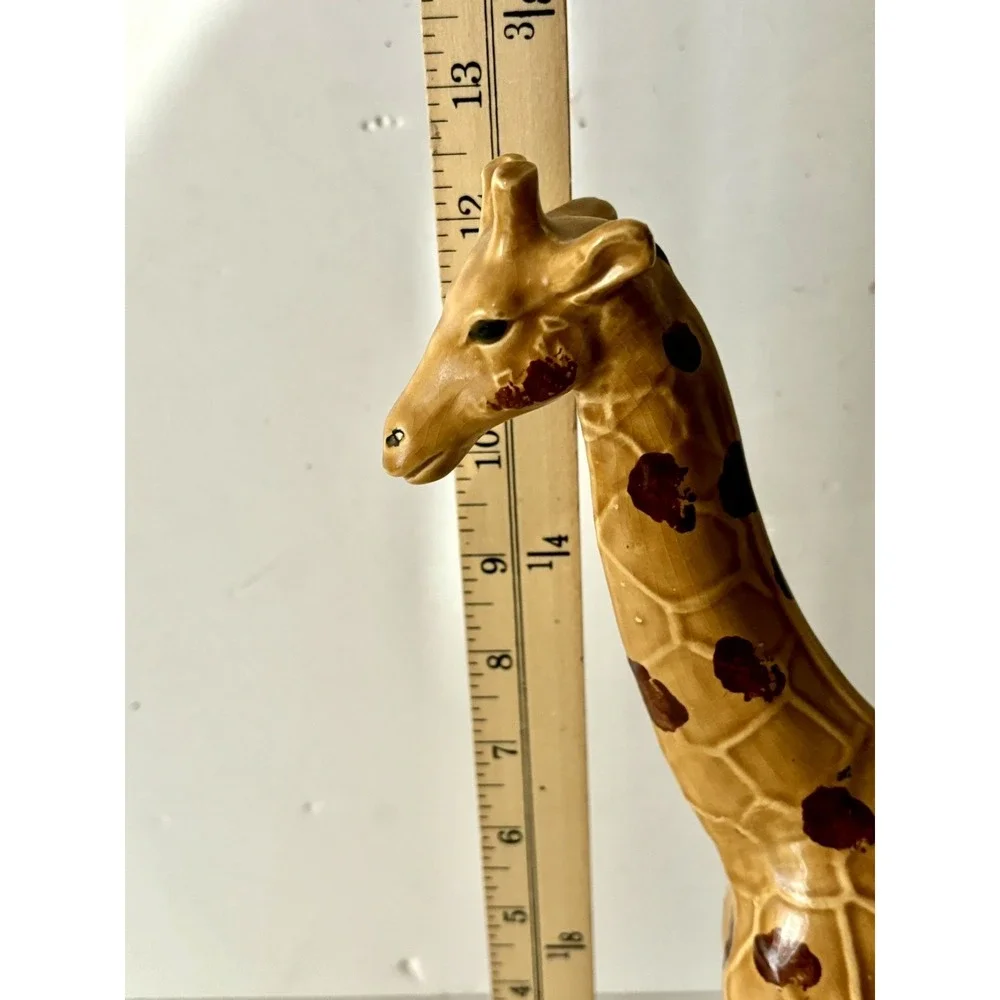 Vintage Ceramic Giraffe Decor Figure 12